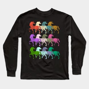 Colourful Unicorns Long Sleeve T-Shirt